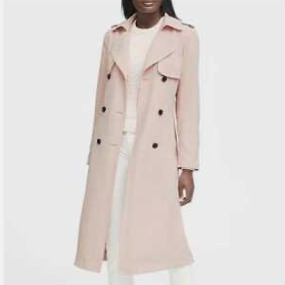 Banana republic maxi trench coat